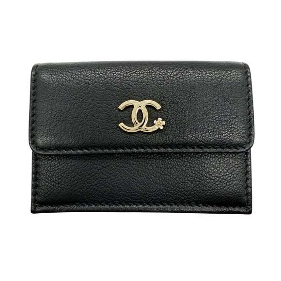CHANEL Handbags - CHANEL Black Wallet